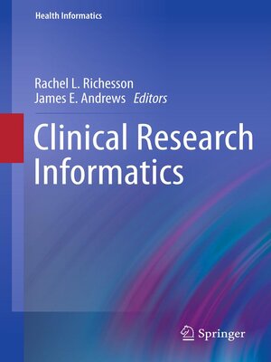 cover image of Clinical Research Informatics